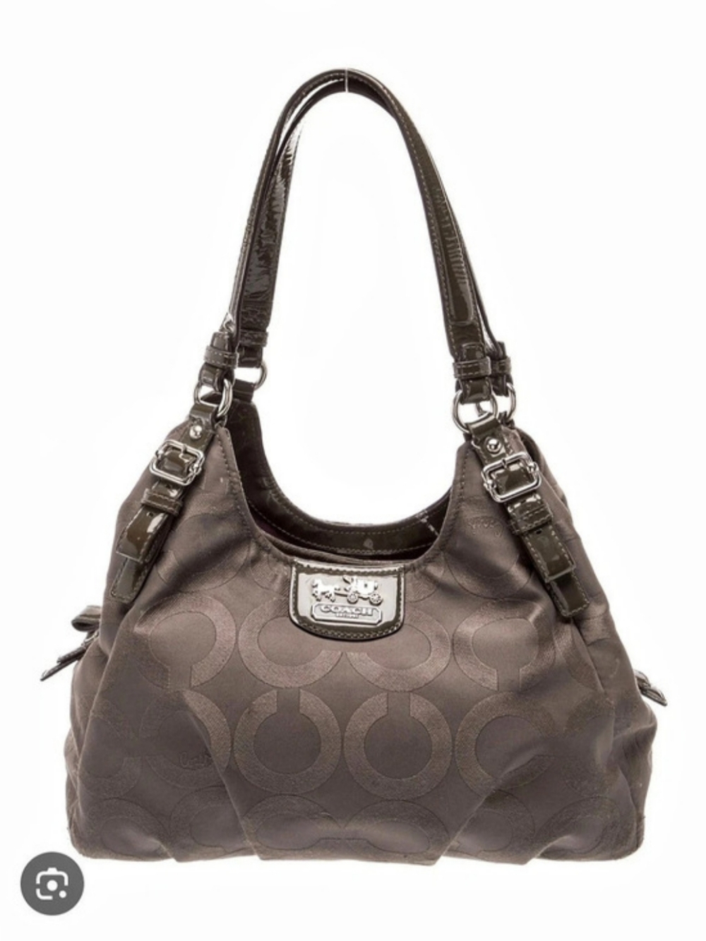 Vintage Coach Madison Op Art Maggie Shoulder Bag